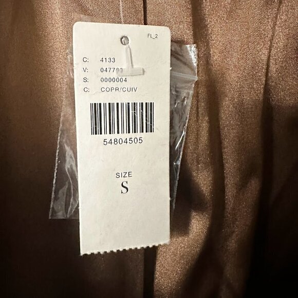 New Anthropologie See U Soon Henrietta Leopard Faux Fur Double Breasted Coat S - Picture 13 of 16